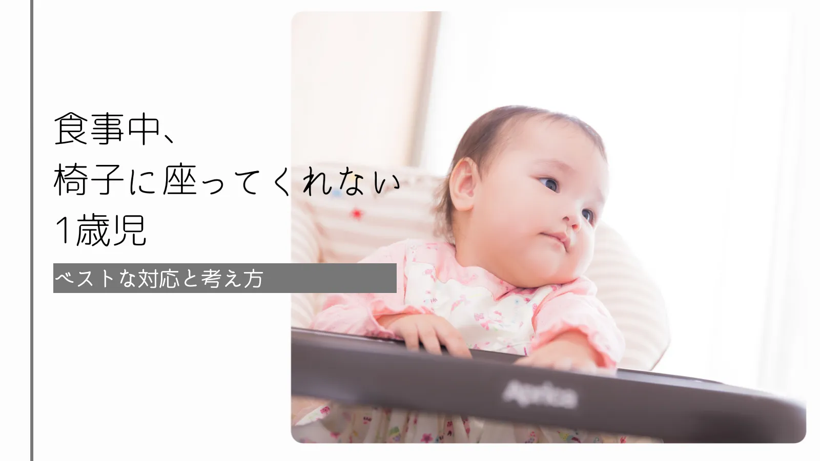 1歳児が椅子に座って食べない どんな対応がベスト 保育士に質問してみた